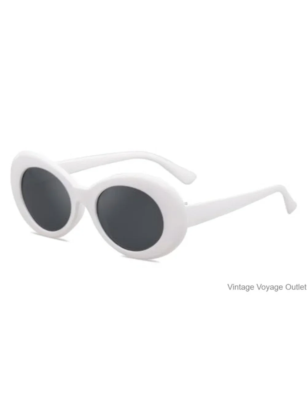 Retro Oval Sunglasses Unisex UV400 Protection Trendy Clout Goggles